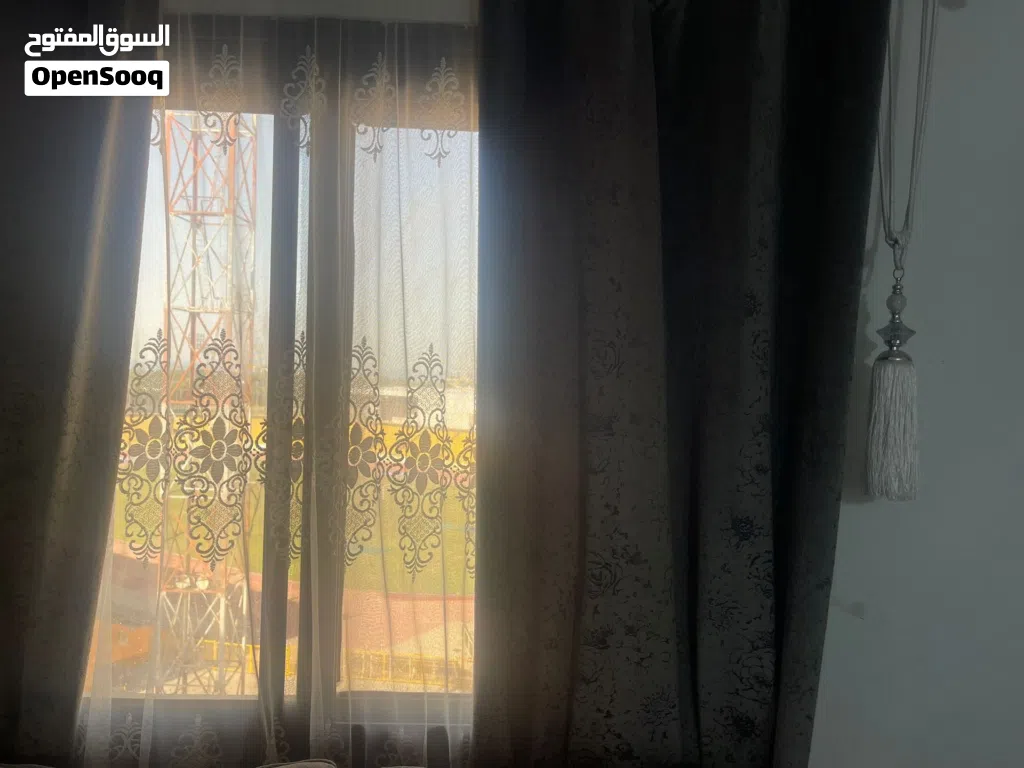 ستائر بنيه قطيفه