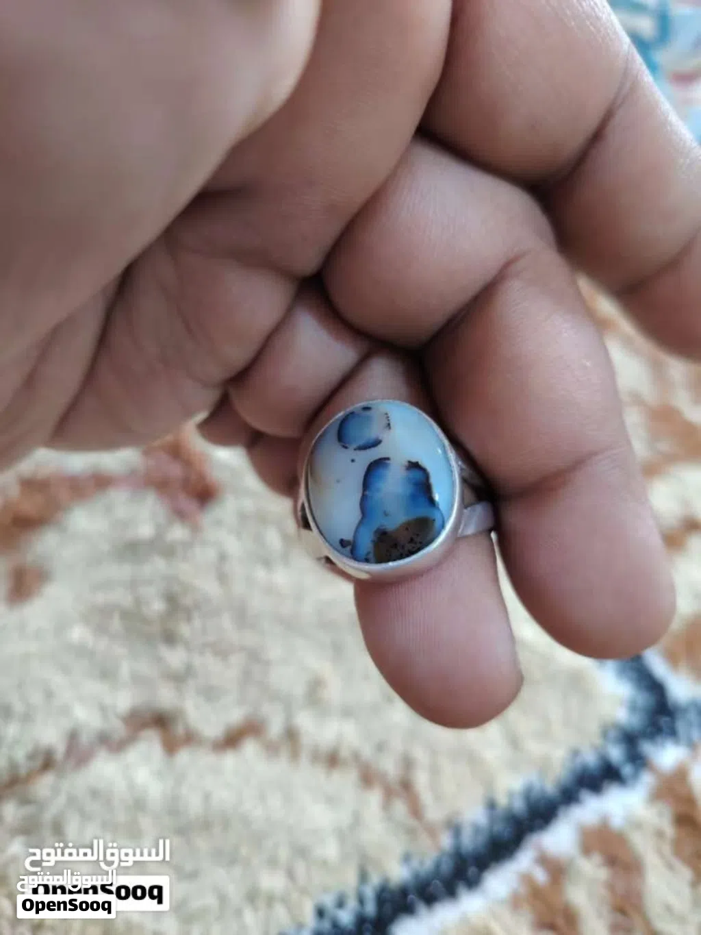 خاتم عقيق شجري