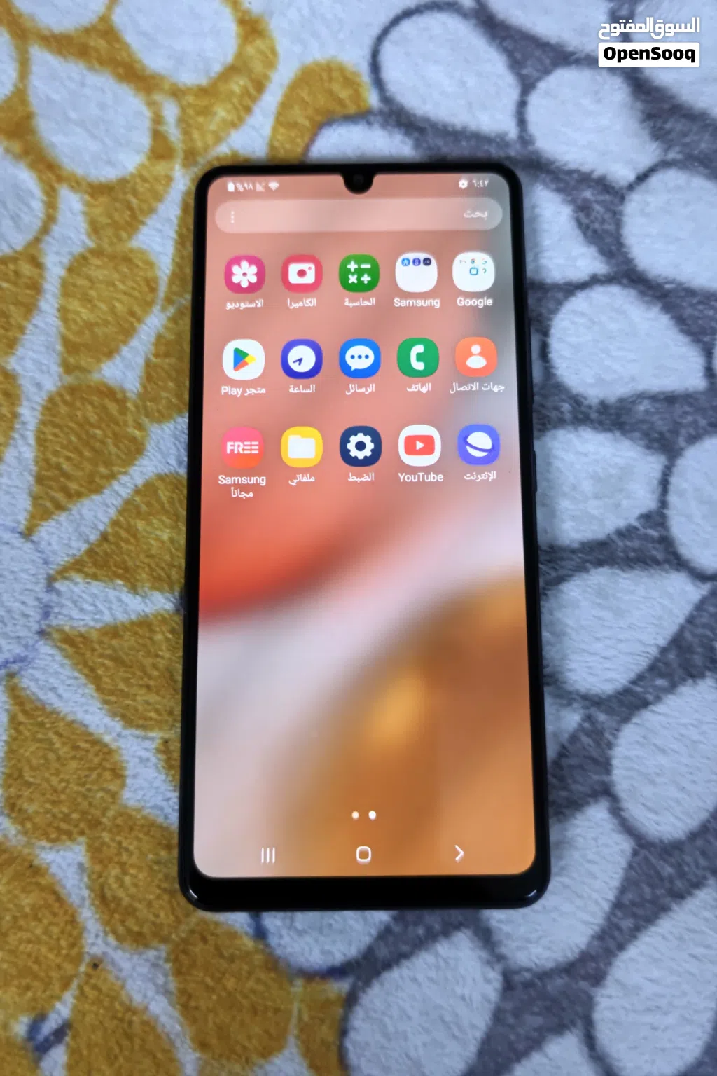 سامسونك Samsung Galaxy A42 5G ذاكرة 128+4 ويجي وياه رام 32GB هدية