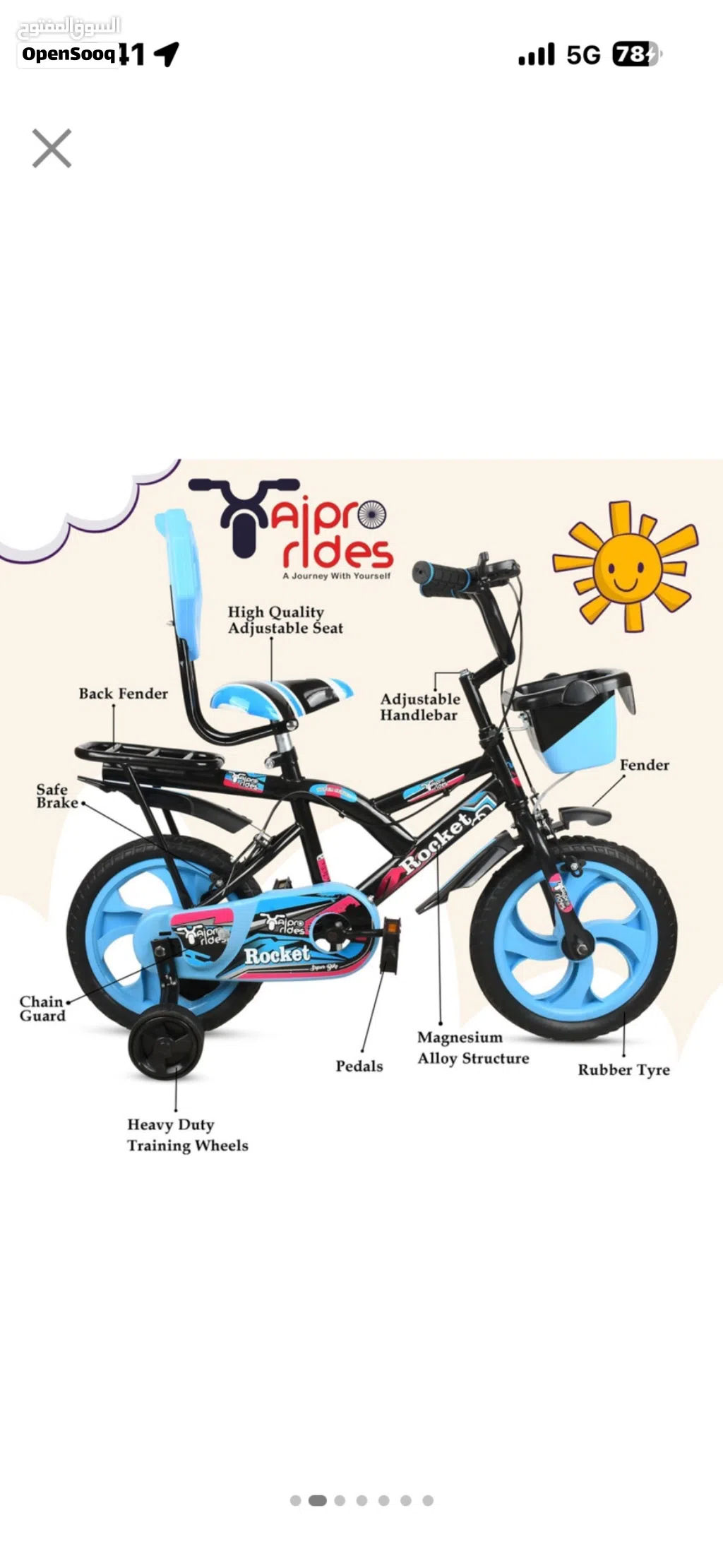 All kids cycle. And car