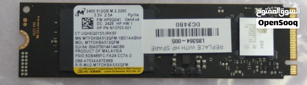 512gb 256gb ssd nvme