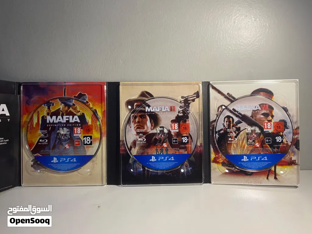كل اجزاء سيديات مافيا لل ps4