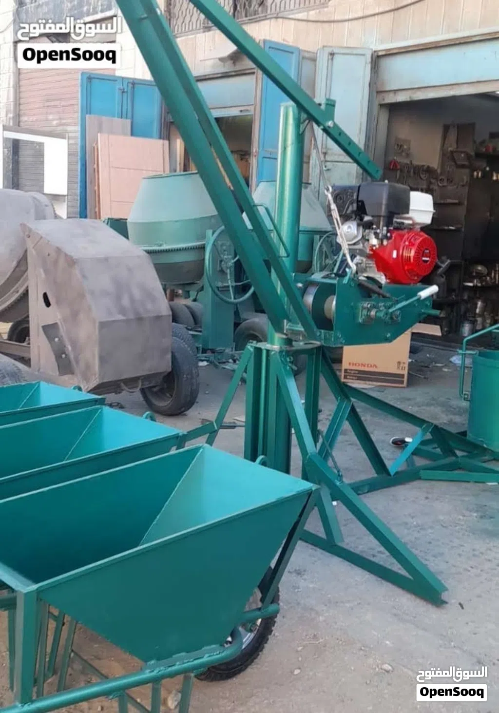 ونش صرصور للإيجار لرفع جميع المواد