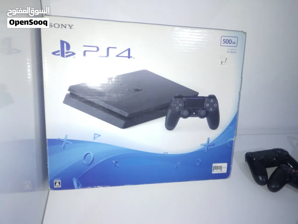 للبيع بلايستيشن 4 سليم (PS4 Slim) مهكر تحديث 9.00 سعة 500 جيجا