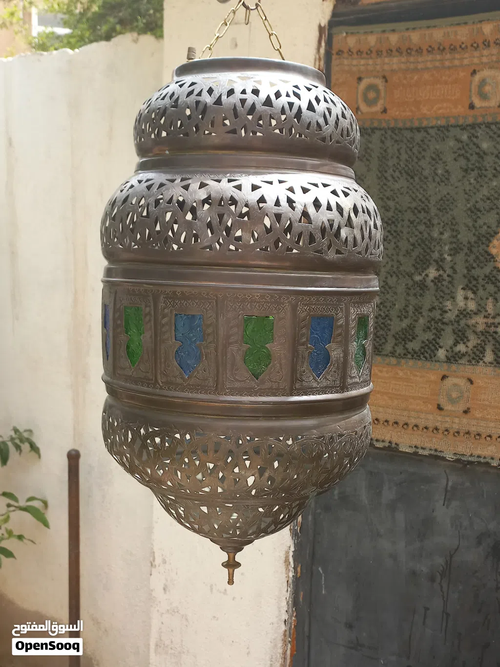 نحاسيات فانوس تعليق اناره جانبيه صواني واباريق كله نحاس