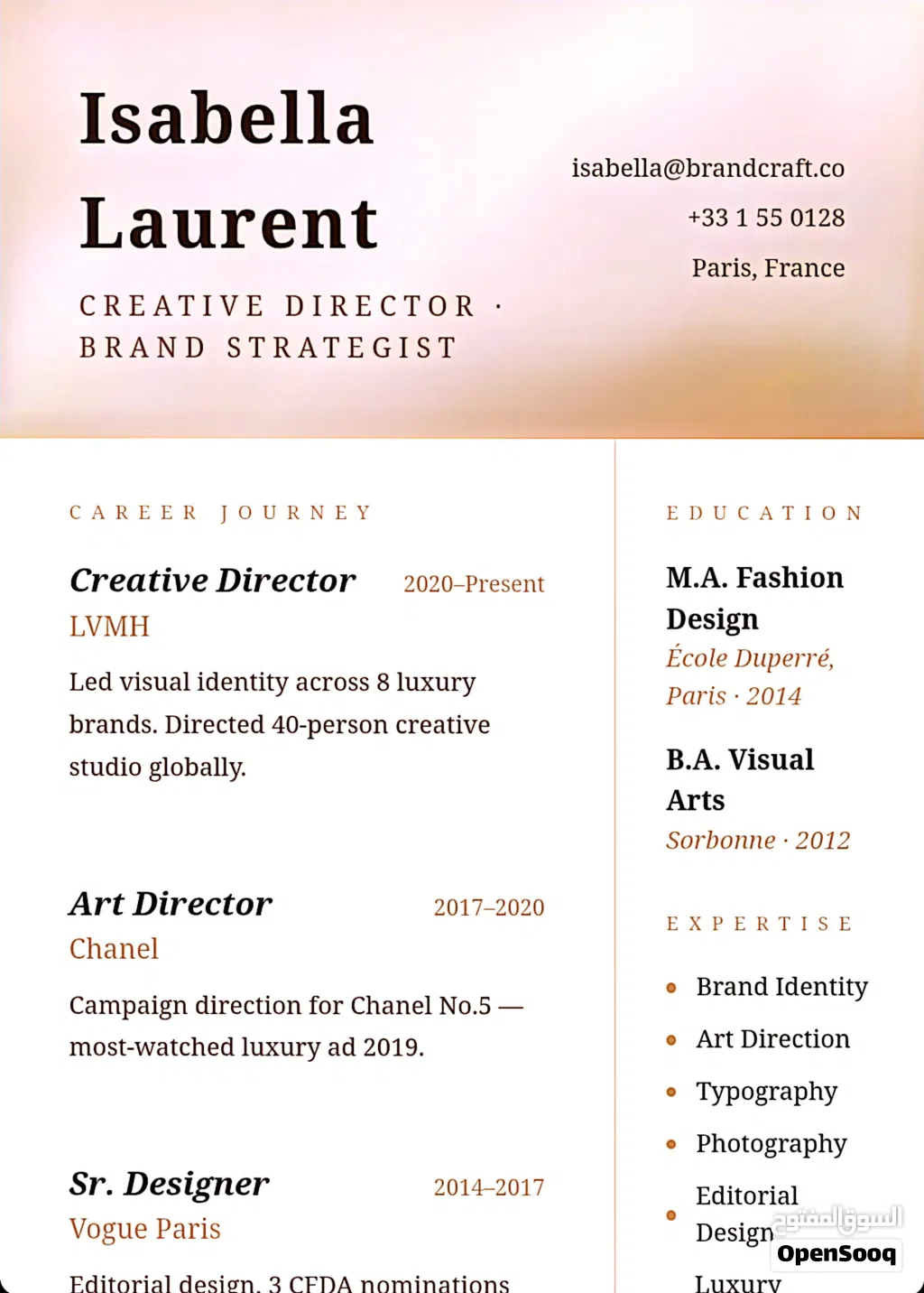 Professional Resume/CV maker