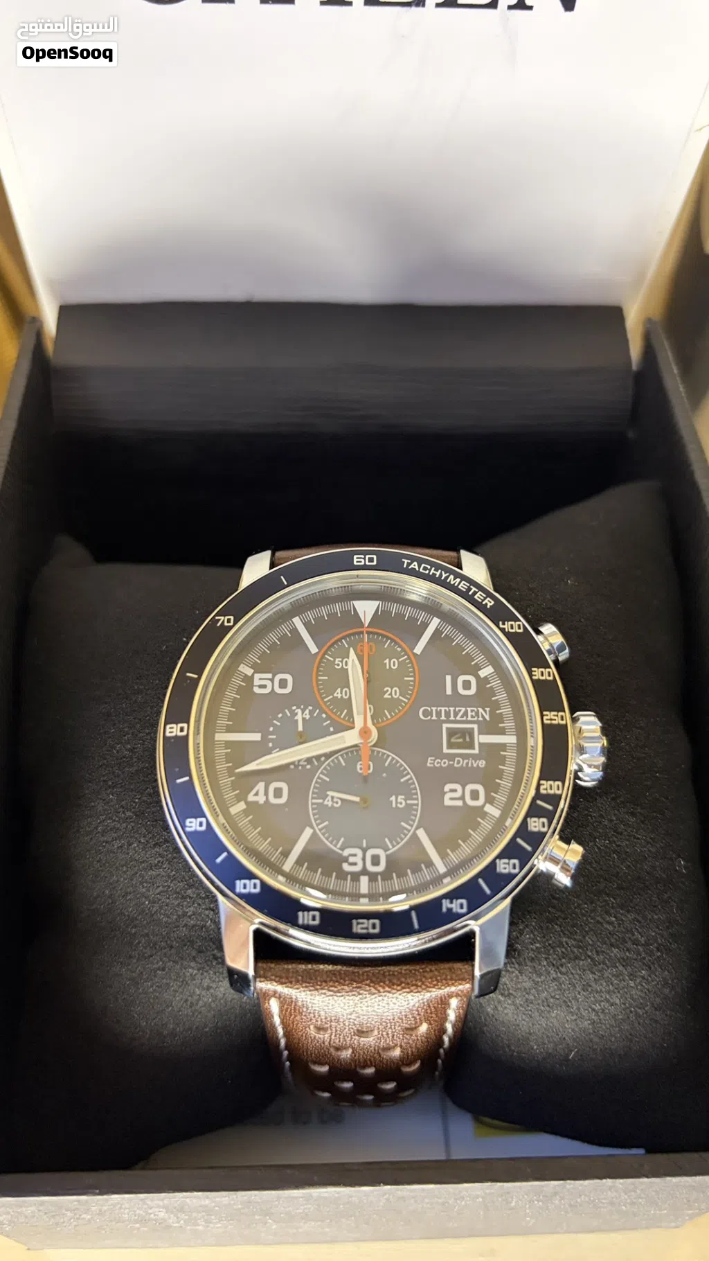 للبيع: ساعة Citizen Eco-Drive كرونوغراف الأصلية (جديدة تماماً لم تُلبس)
