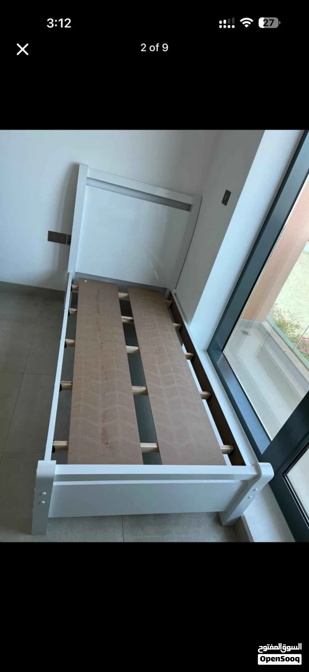2 single beds + mattresses