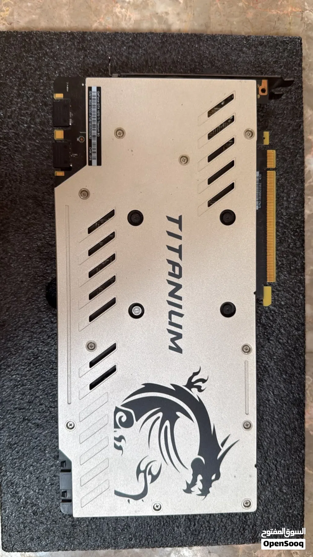 للبيع كرت شاشة MSI GTX 1070 Ti Titanium 8GB