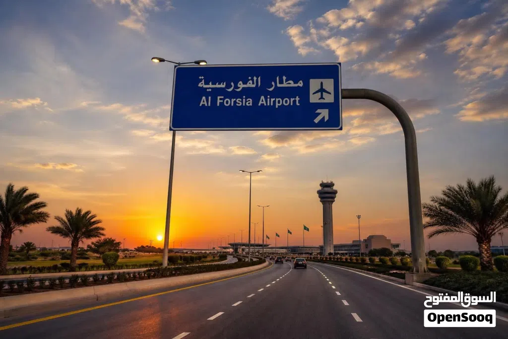 7000 متر تجارية في طريق المطار ع رئيسي