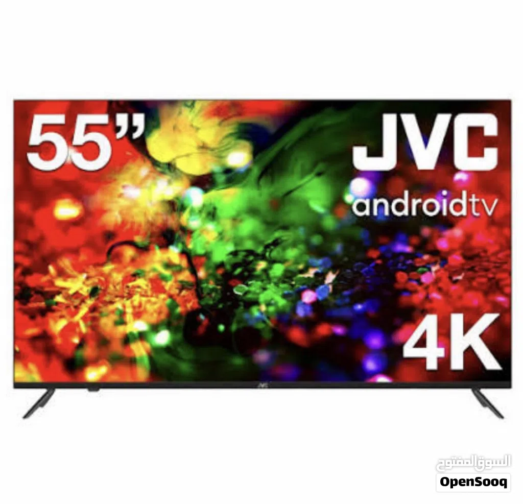 شاشة jvc 4k شبه جديدة