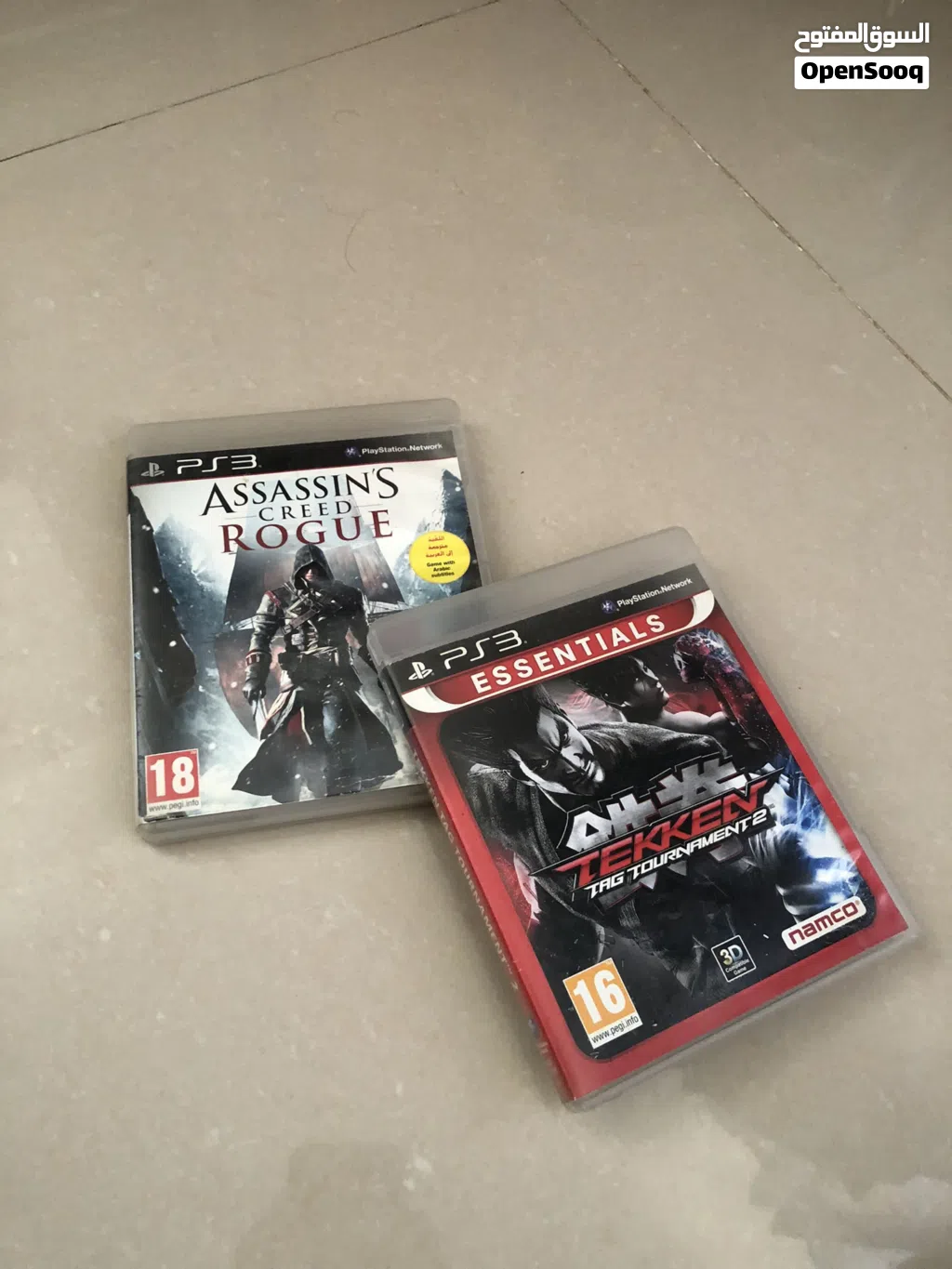 اشرطة سوني 3 لعبة ب ريالAssassin's Creed Rogue 6 لعبة ریالTekken Tag Tournament2 4