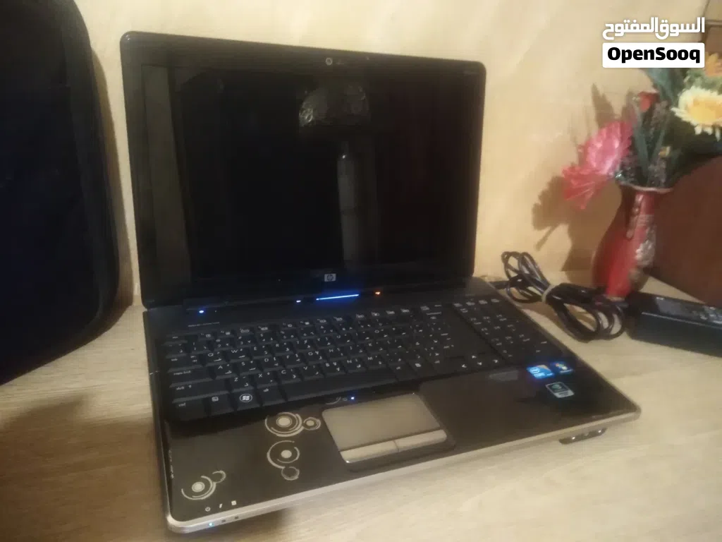 لابتوب CORE i7 الف جيجا نوع HP شغال على المحول بحاحة لصيانة للبيع او البدل على هارديسك