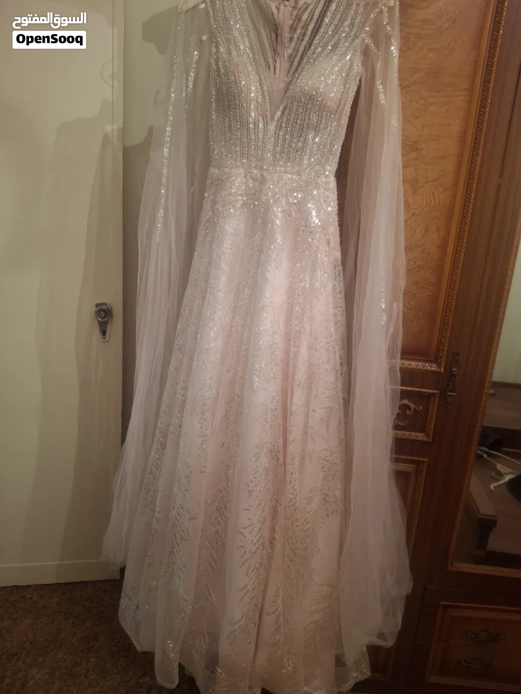 فستان سهريه مستعمل لبسه مره واحده
