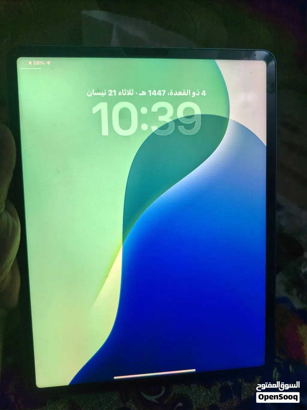 ايباد برو m2 12.9 انش يدعم خط تواصل واتسب