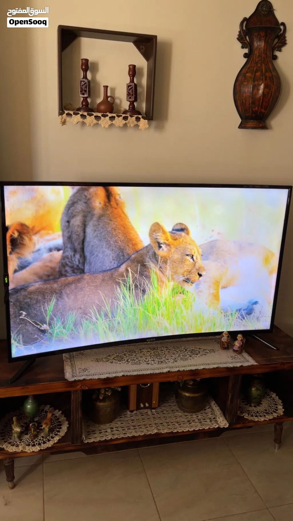شاشة magic world 4k انش 55