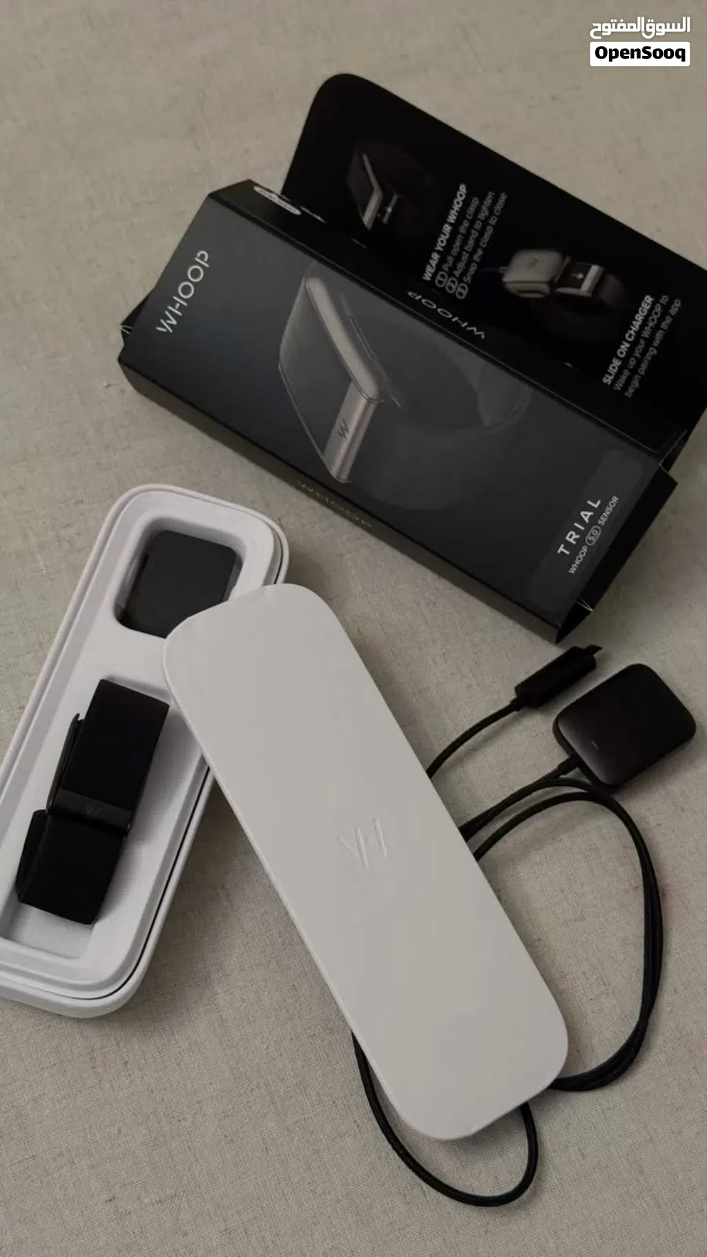 WHOOP MG LIFE SENSOR WITH ACTIVITY TRACKER OBSIDIAN TITANIUM 970-003-000 (12 MONTH SUBSCRIPTION)