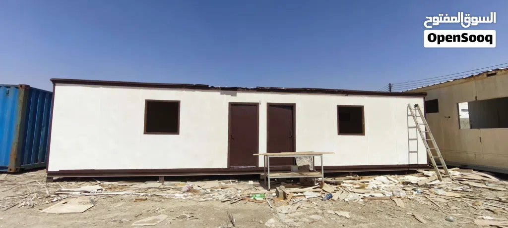 Used Wooden Portacabin 12x4 meters only 2 room for sale