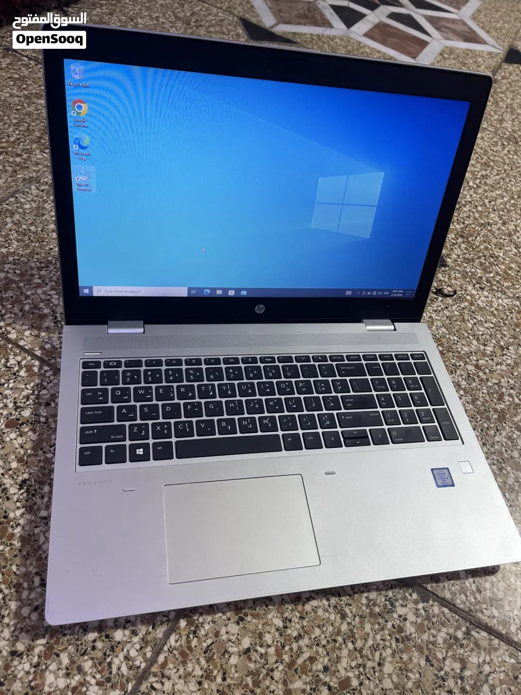 لابتوب hp نظيف جدا