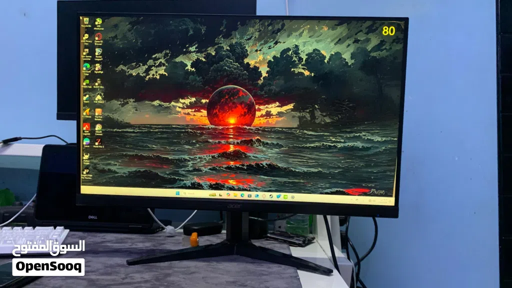 شاشة ايسر 27 انش سرعة استجابة 75hz 1ms