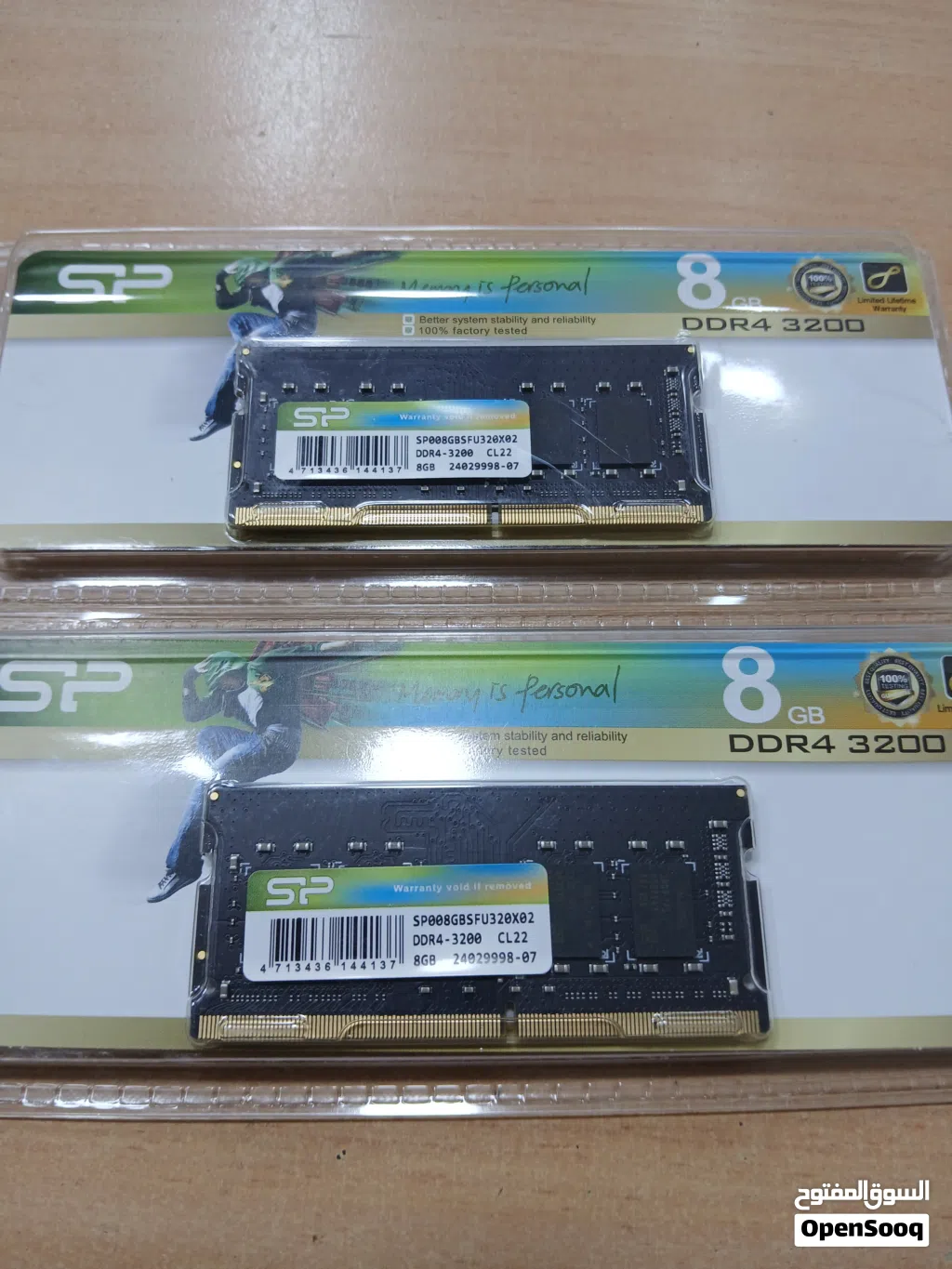 Ram 8 g ddr4 3200 qty 2