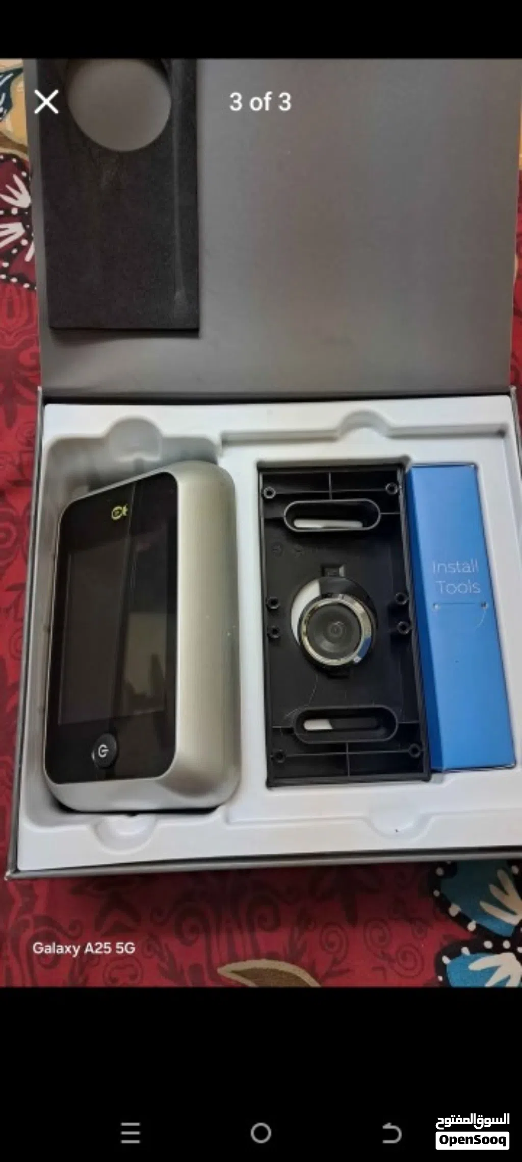 wireless digital eyedoor camera works with 4 aa battery