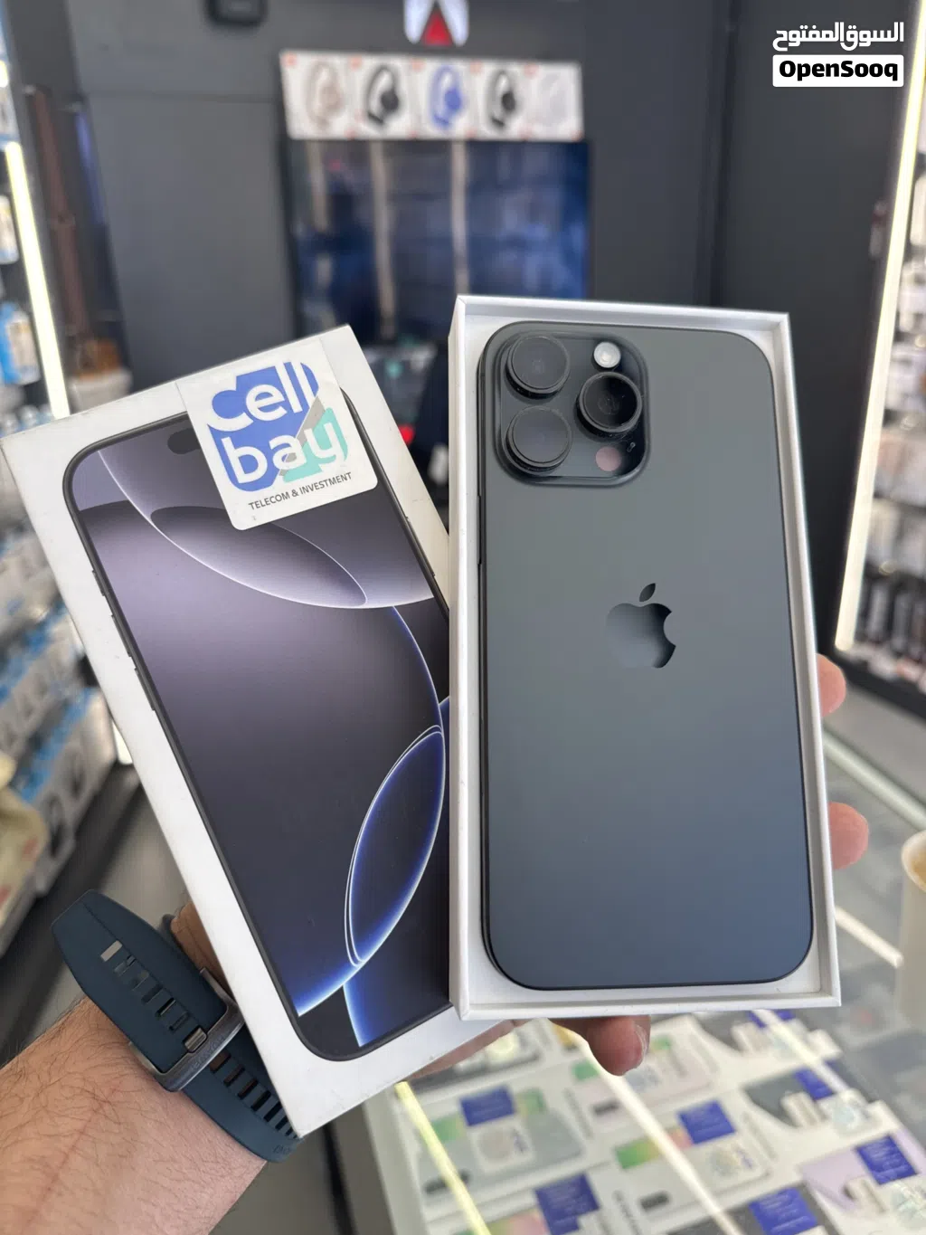 iPhone 16 pro max 256gb used ///// الجهاز بحالة الجديد حرفيا ولا ربع خدش شرق اوسط من نفس الوكيل