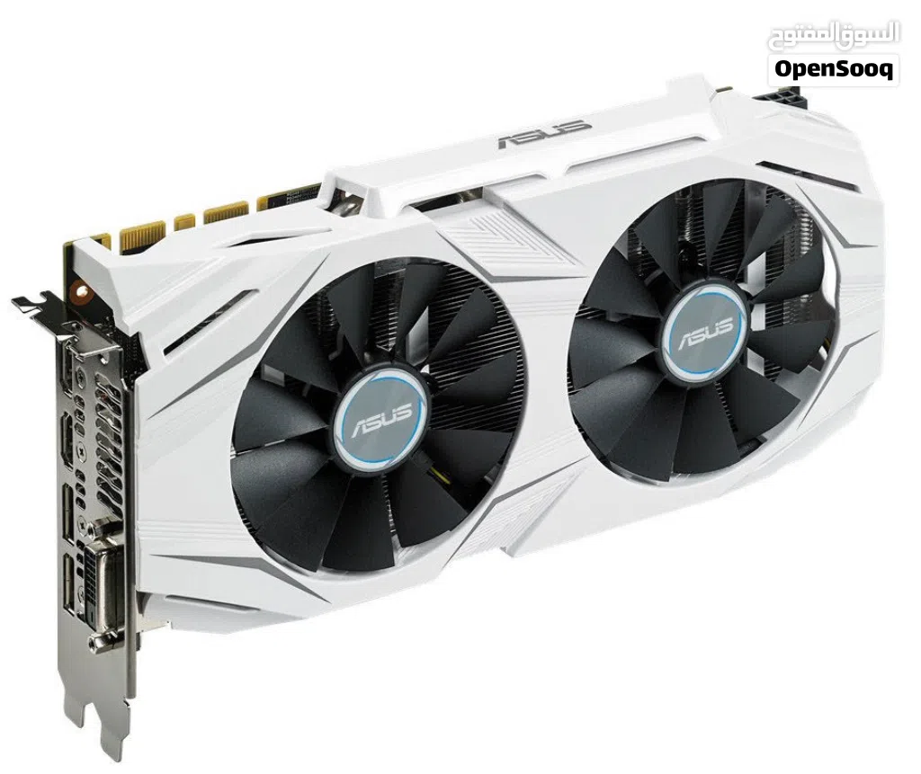 كرت شاشة ASUS GTX 1070 Dual (النسخة البيضاء)