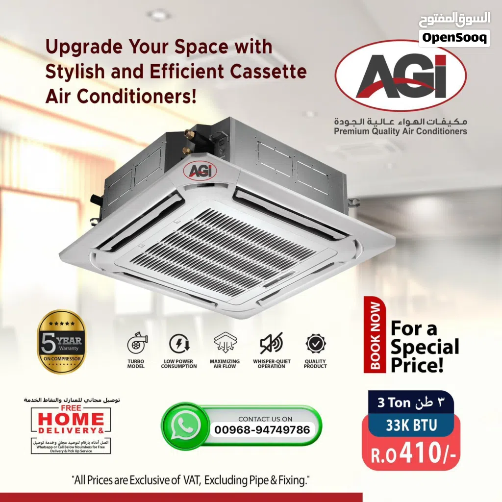 CASSASTE AC 3 TON AGI
