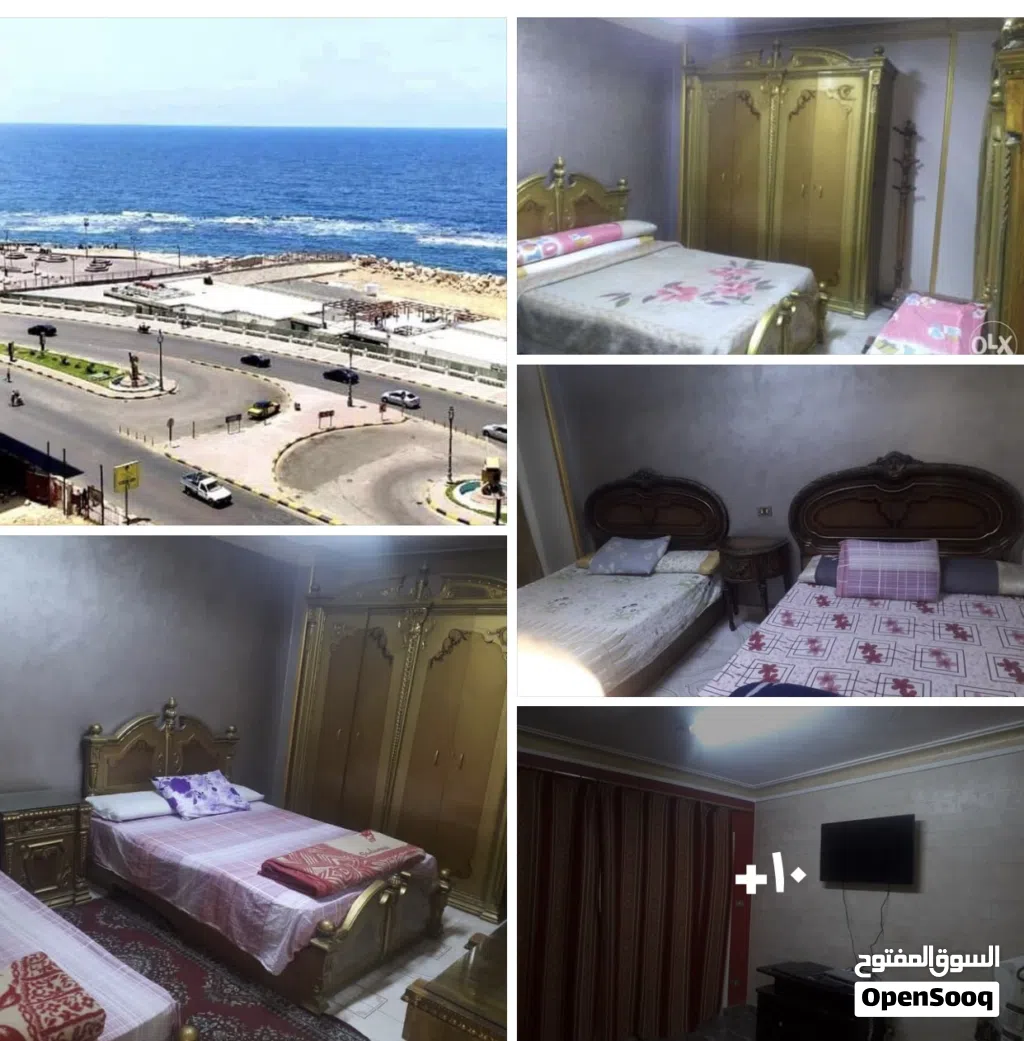 من المالك اول عقار متفرع للبحر مكيفه متاحه الان مطبخ كامل وسط الخدمات والمطاعم خالد بن الوليد فيو
