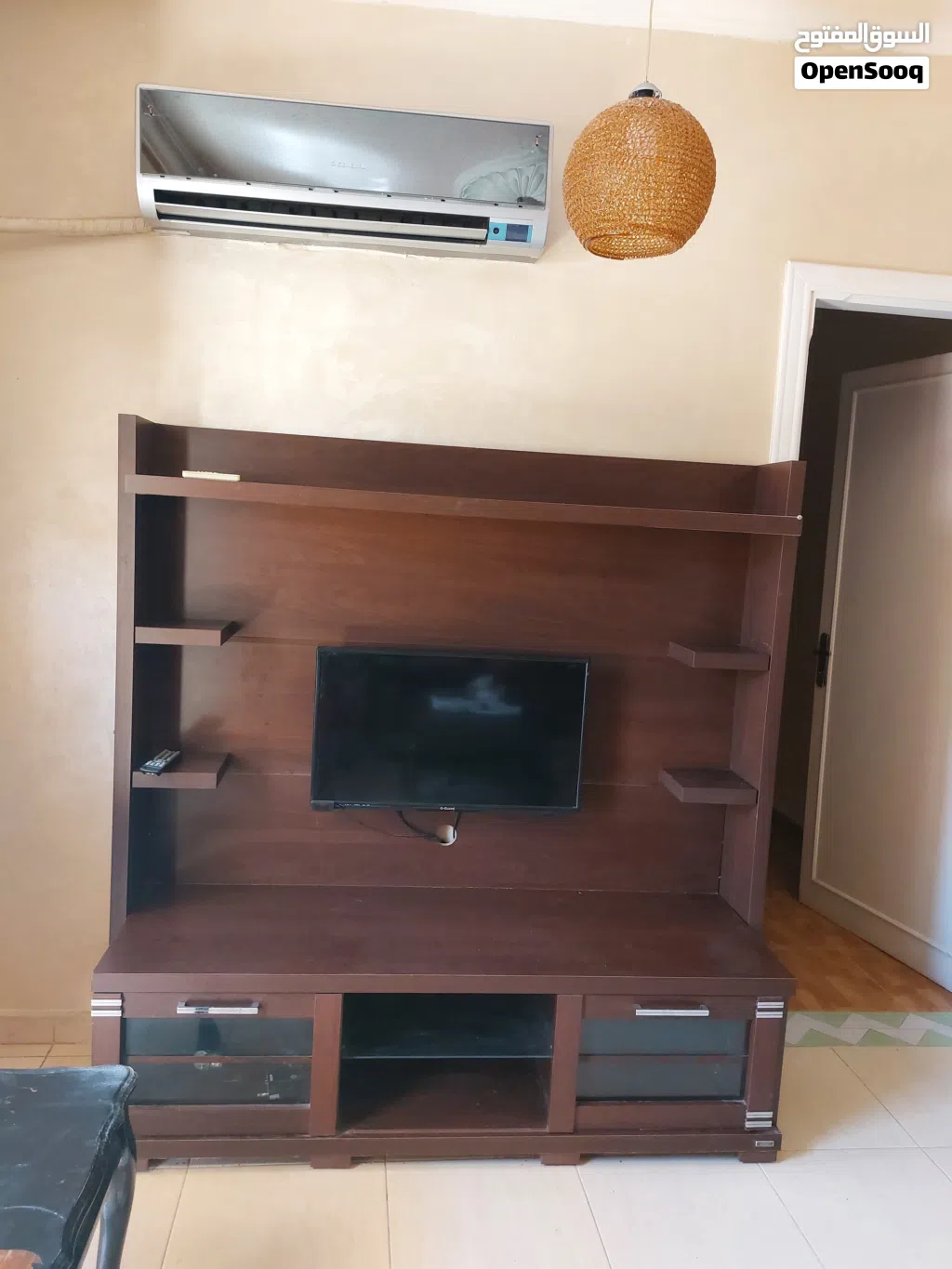flat for rent area 3 3 room 2 bed room floor 1 مفروشة شقة للإيجار السكنيه الثالثه