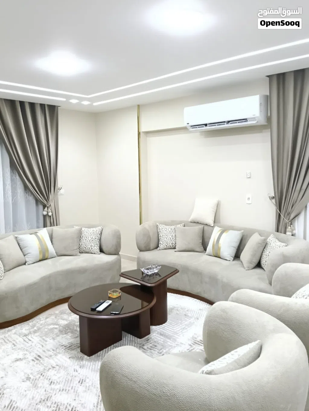 شقه مفروشه موقع متميز للايجار شارع شهاب المهندسين