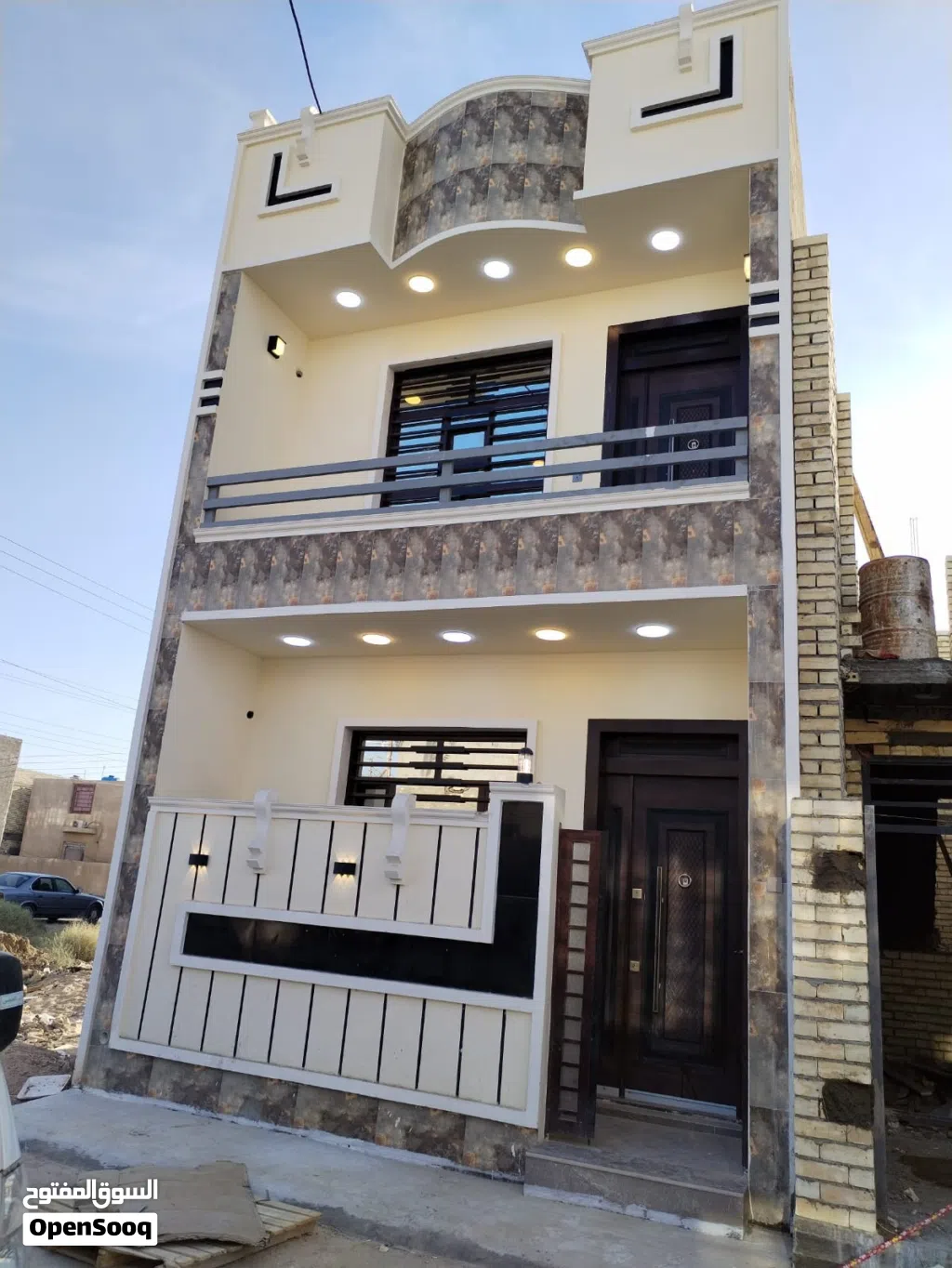 بيت 50 متر في البوعيثة مجمع السلطان 3 قريب الشارع العام بدون دلالية جاهز للسكن بناء زيرو خدمات كامل