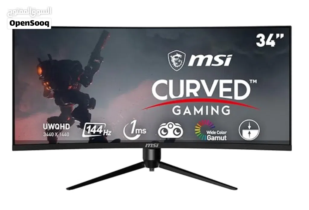 شاشة عريضه Msi قيمنق ips ultrawide 3k Gaming Monitor