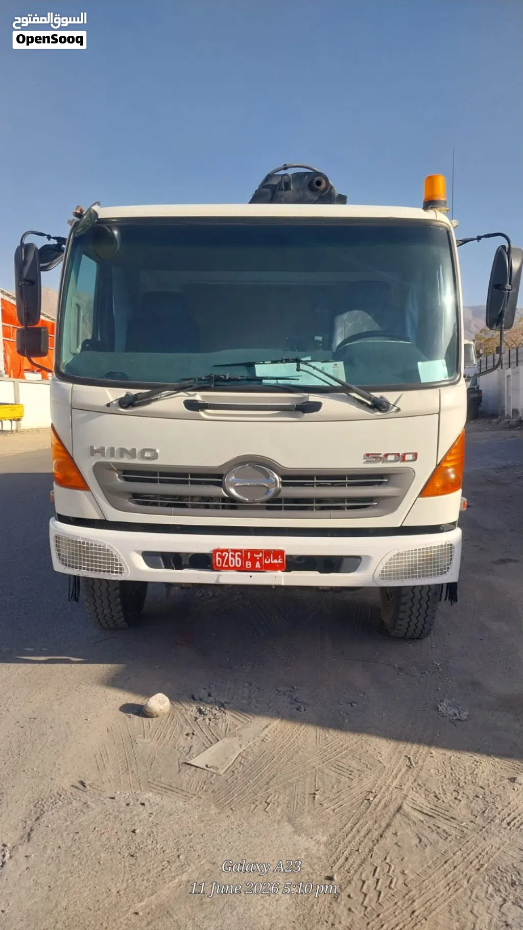 For sale: Hino 10-ton truck 2015 model without body and chassis. Asking price: 15500