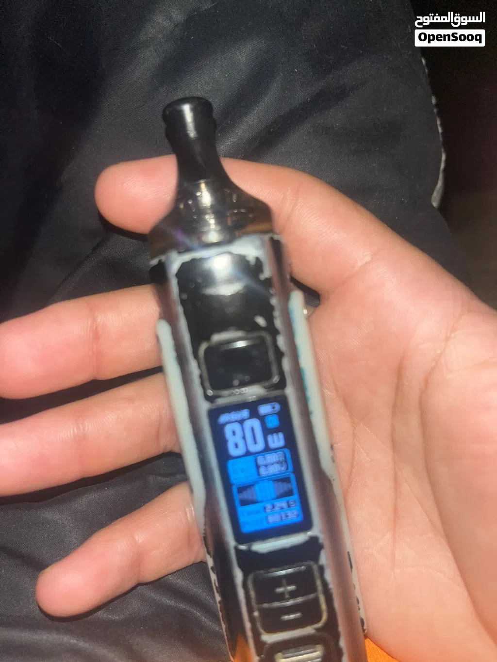 ارجوس 80 w مع علبة جوس 100ml كويل جديد وراس جديد للبدل على طيور شو ماكان