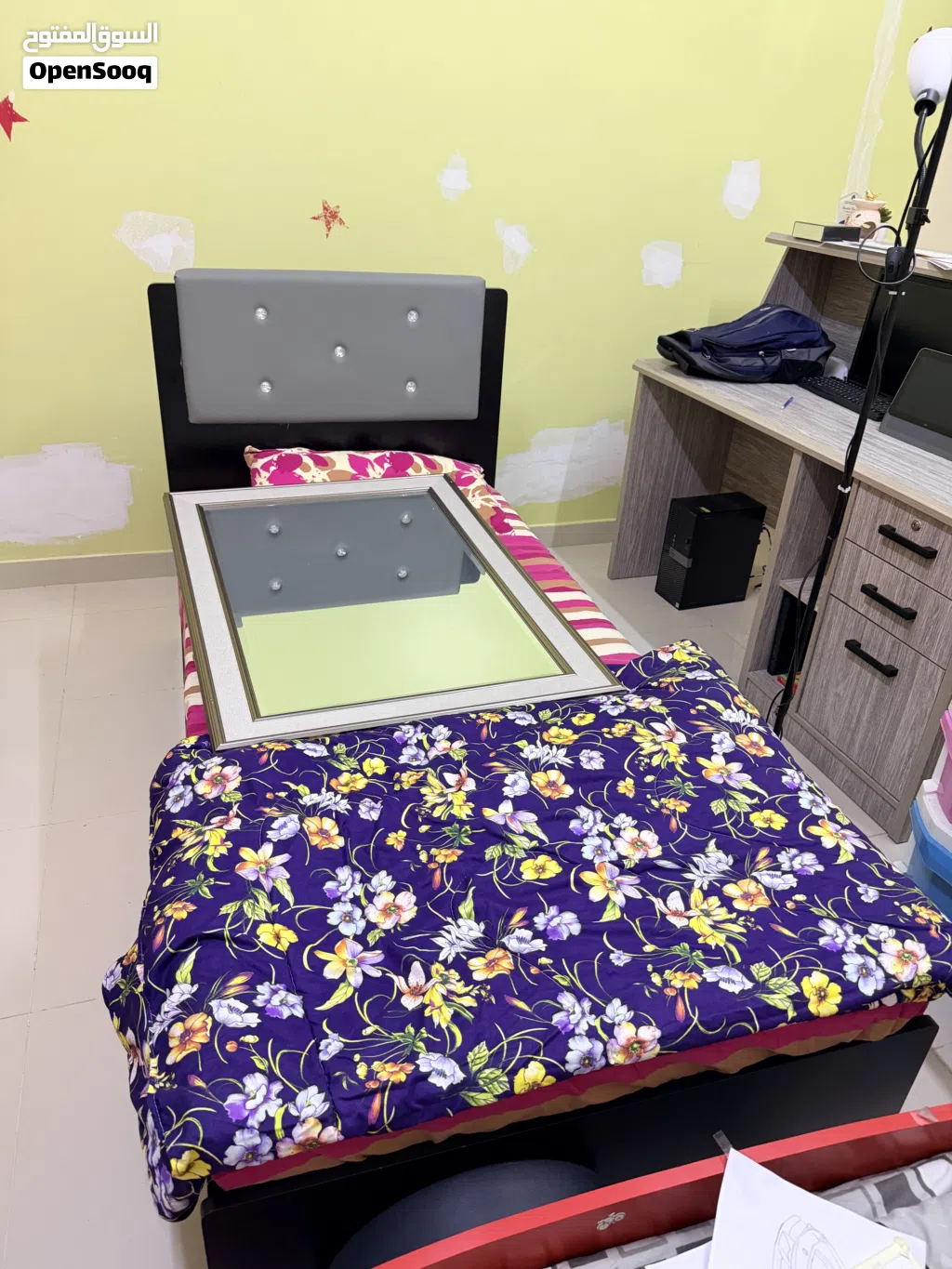Single bed and car bed for sale