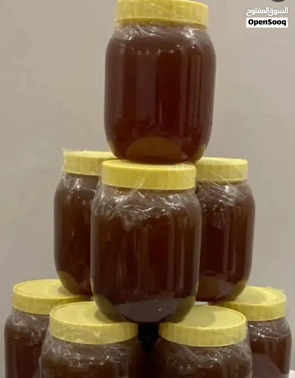 عسل وسمن بلدي سدر جبلي على شرط مضمون 100%