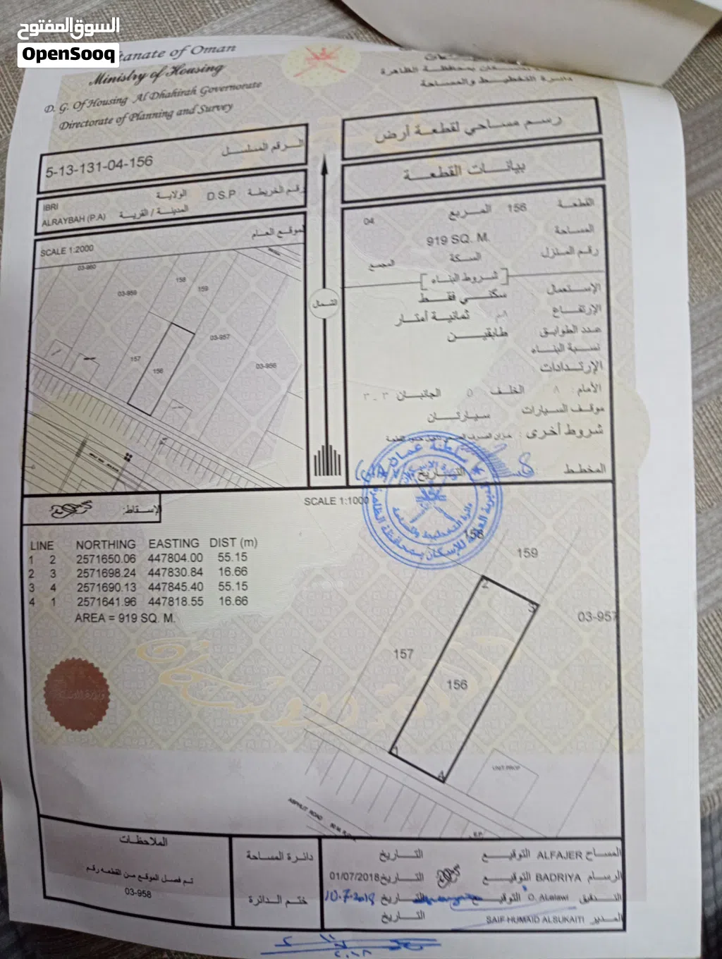 ارضين شبك للبيع في منطقة الرايبة