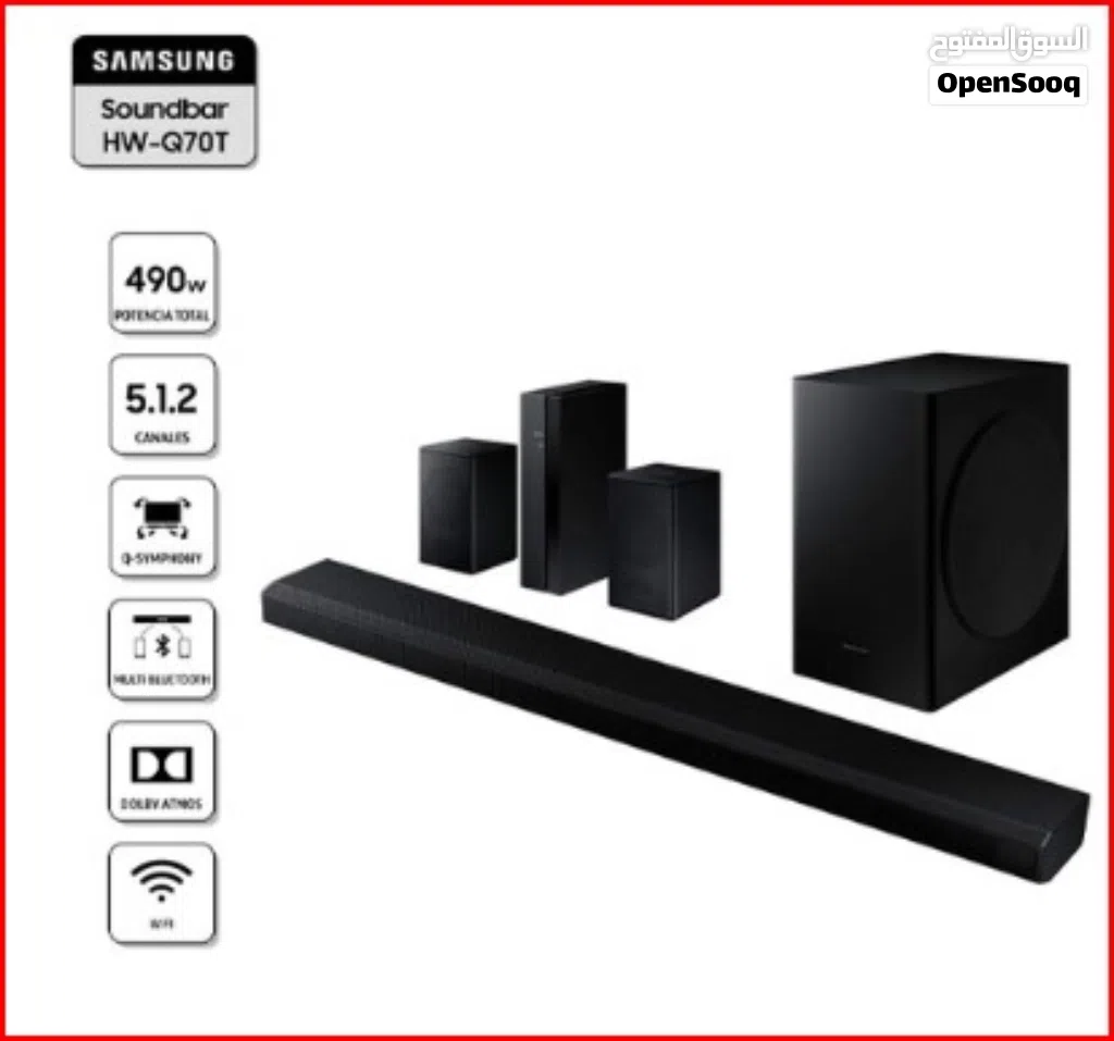 Samsung Harman Kardon HW-Q70R Soundbar with Dolby Atmos and DTS:X