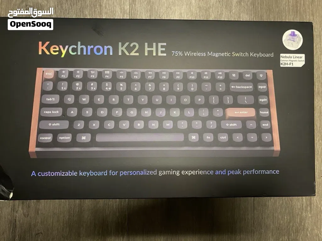 كيبورد احترافي لعشاق السرعة والدقة Keychron K2 HE