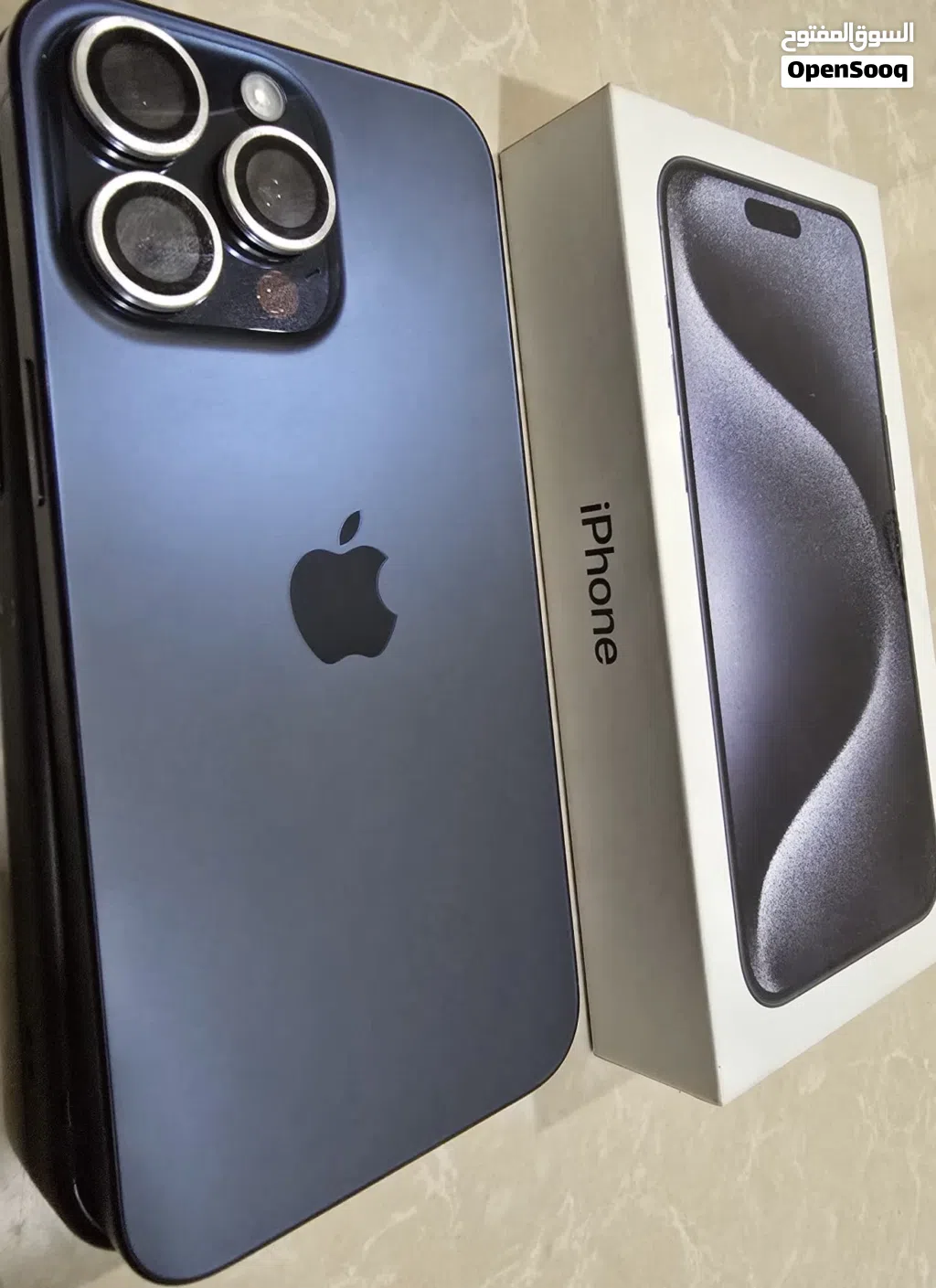 Apple iPhone 15 Pro Max – 256GB, Blue, Excellent Condition, with Box and Charger