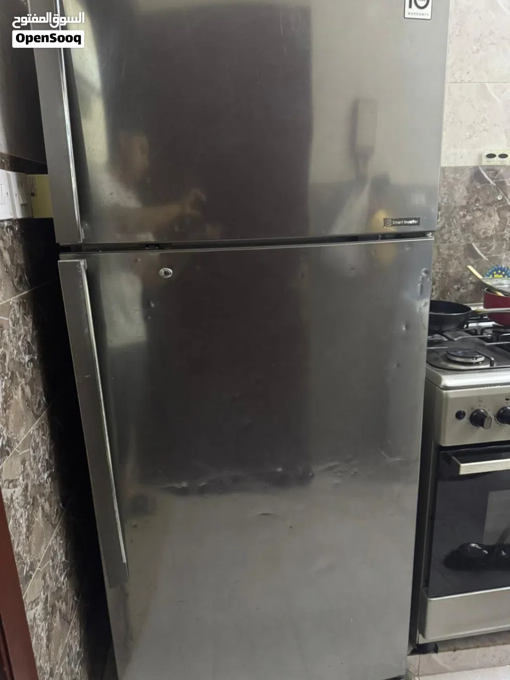 ثلاجه LG 460litr