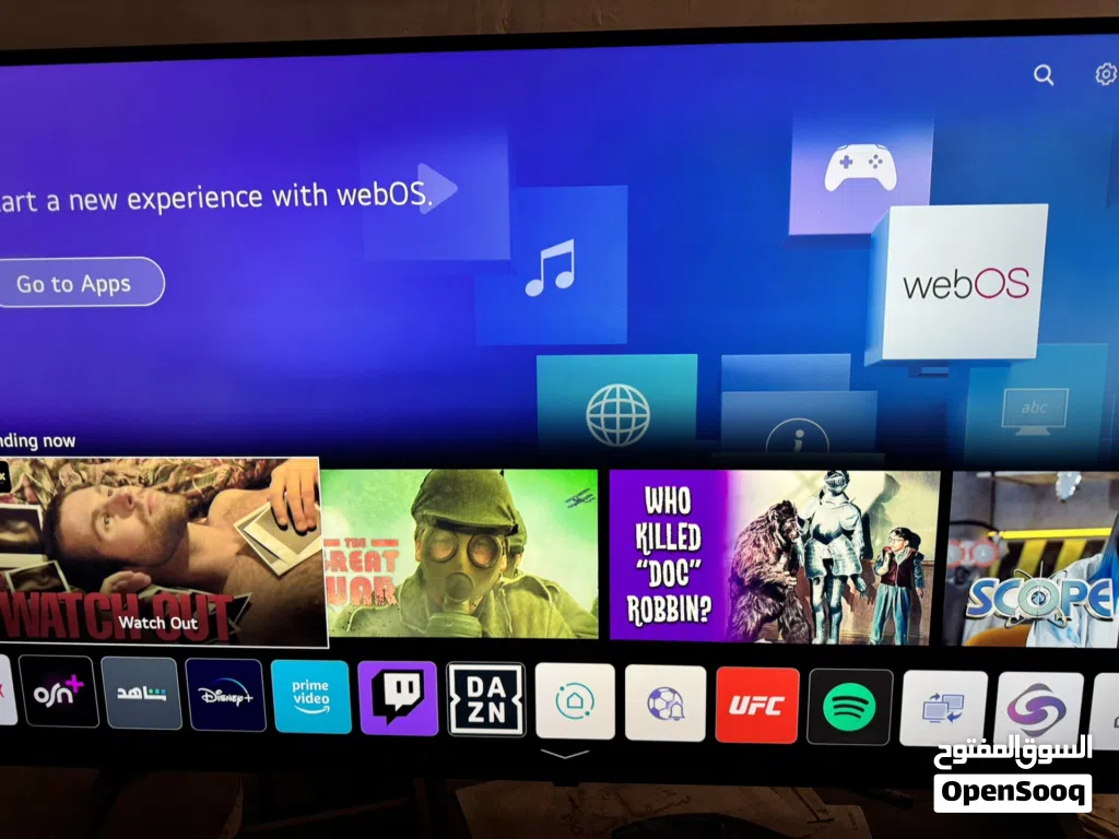 شاشة LG 4K led 50inch اصلية سمارت حاجة نظيفة هلبا