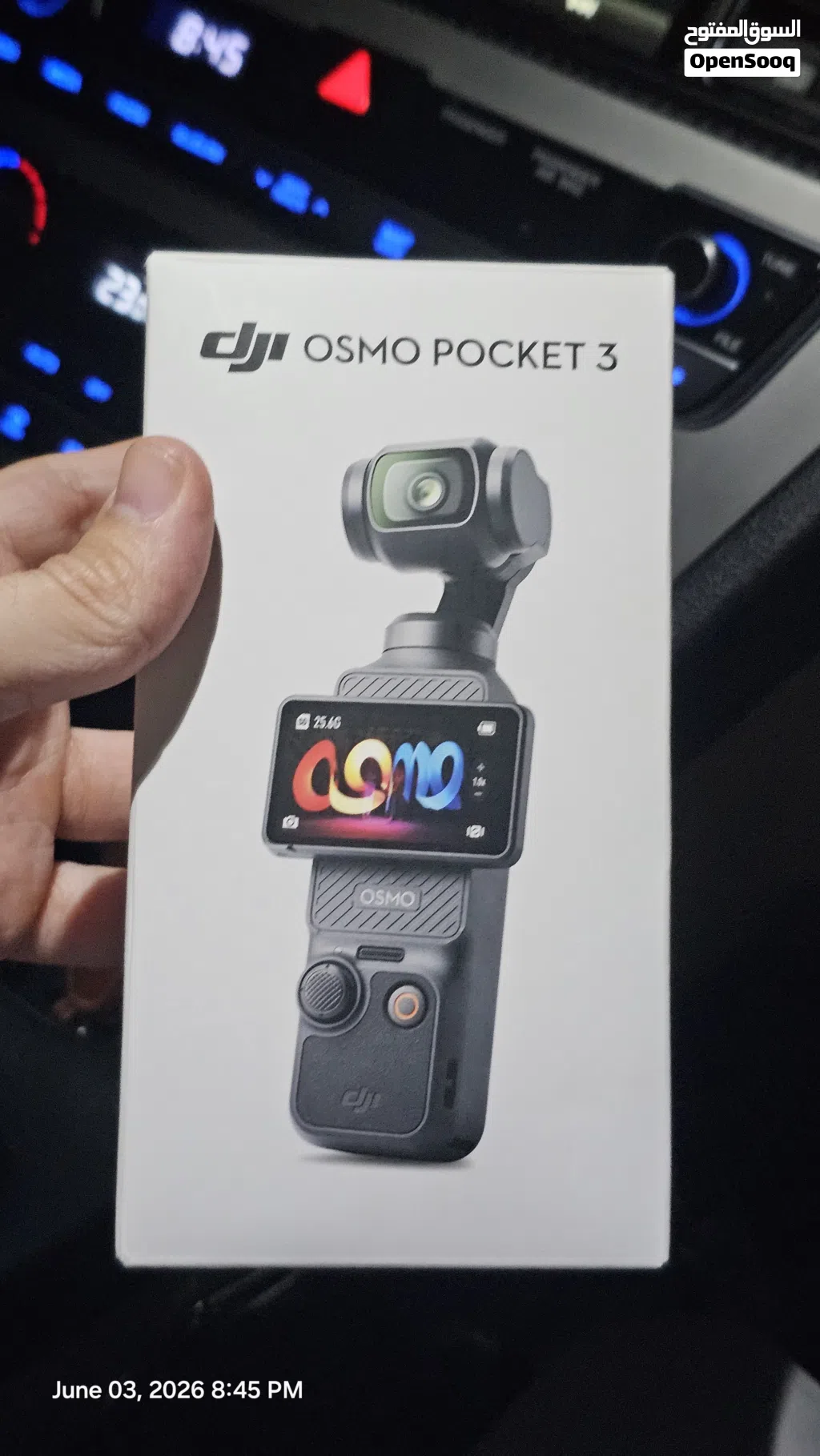 Osmo Pocket 3 opened box
