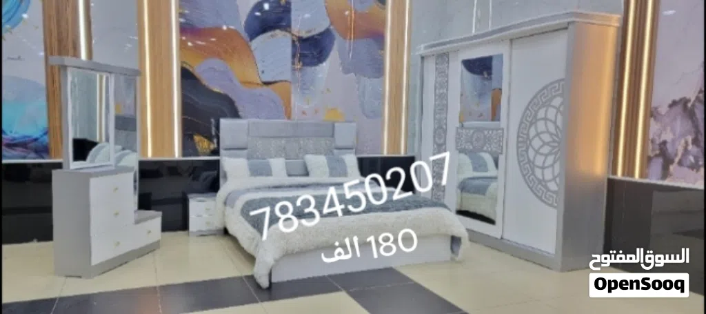غرف نوم تصميم تركي ابو 180 الف