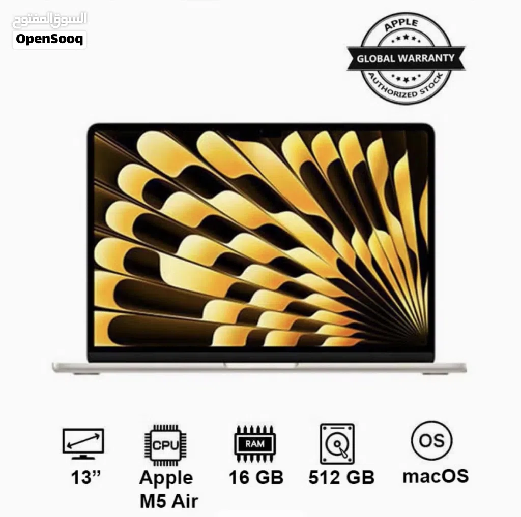 New MacBook Air m5 16 ram 512 gb