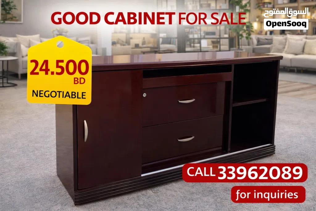 Mint Condition Cabinet For sale With storage High Quality