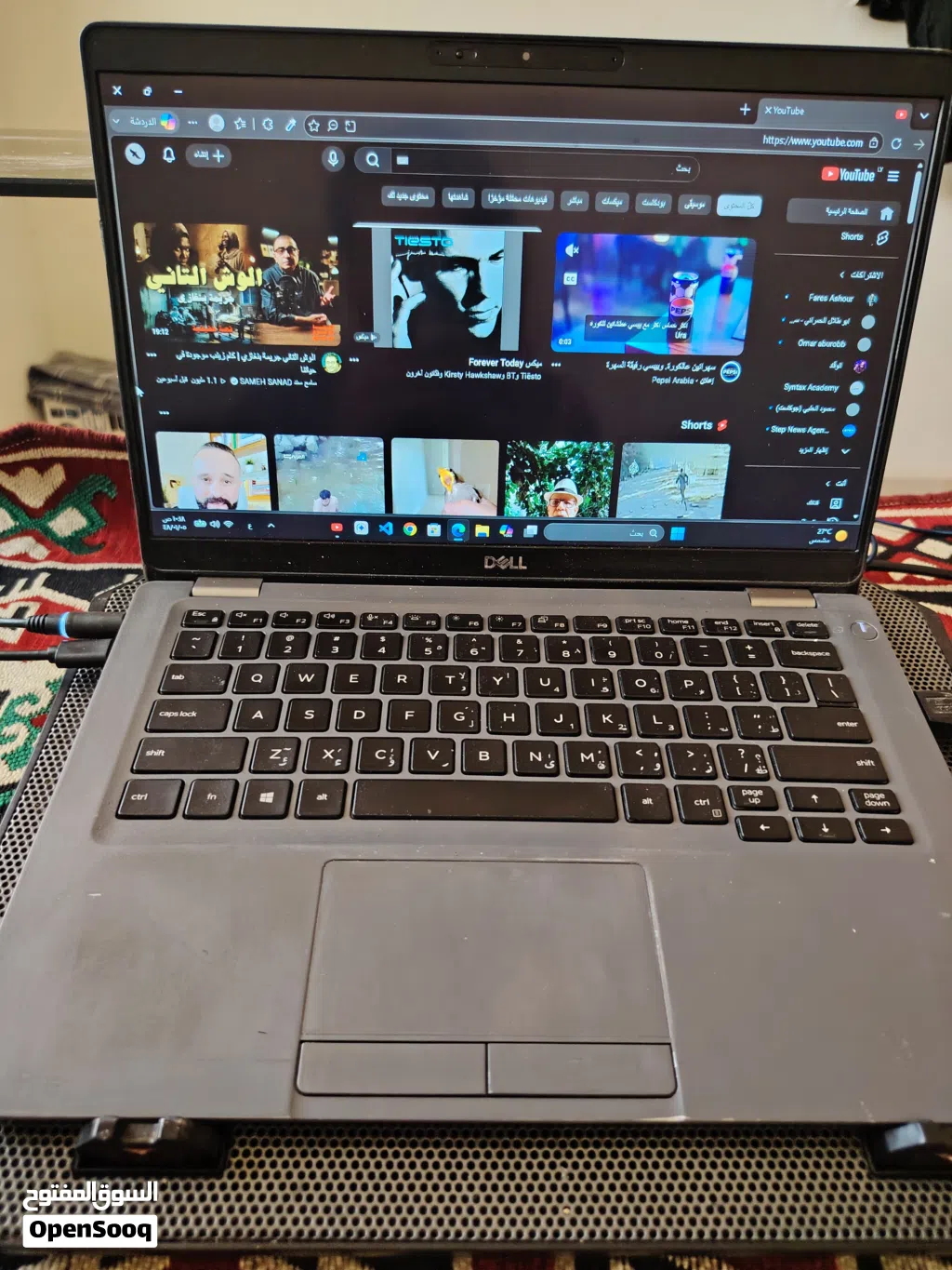 لاب توب DELL جيل 10 يعمل باللمس ،كيبورد مضيئ، نظام ويندز 11 برو أحدث إصدار