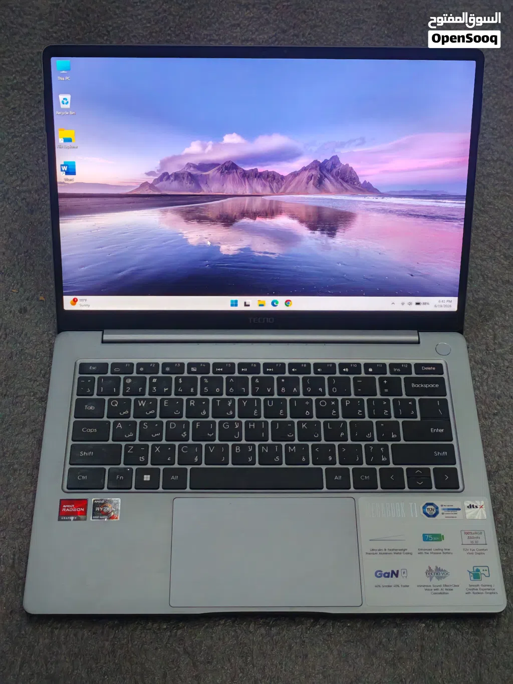 Like brand new Tecno Megabook T1 laptop